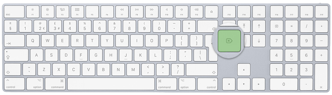 Het uitgebreidere Magic Keyboard heeft ook een Delete-toets
