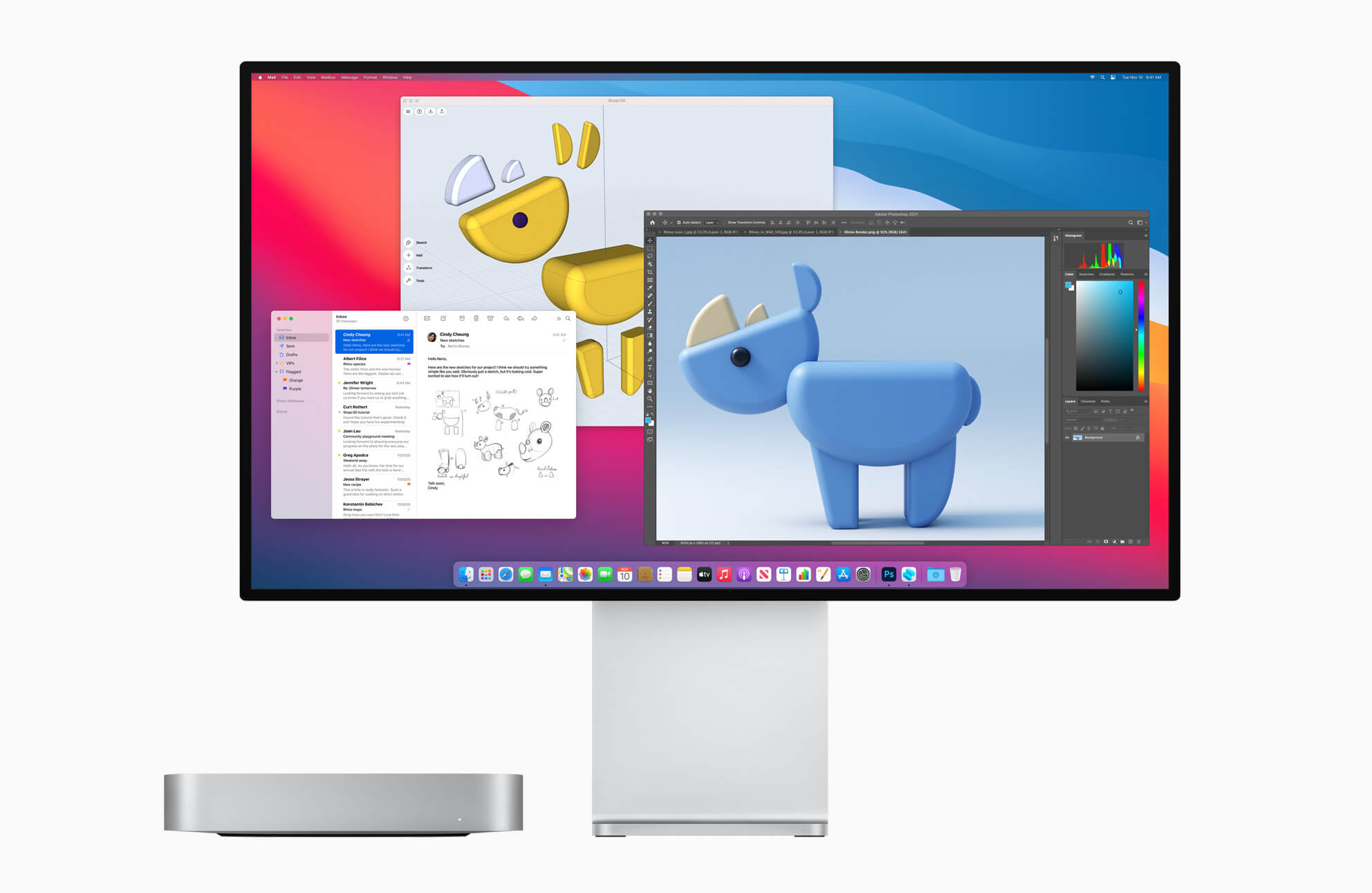 Je zou de Mac mini kunnen combineren met Apple’s Pro Display XDR voor ultiem beeld