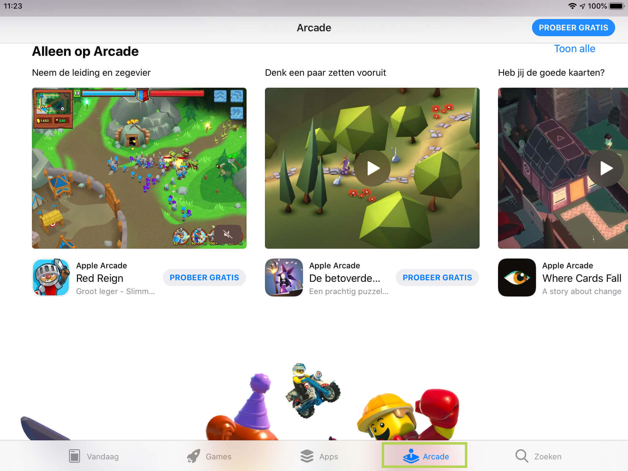 Apple Arcade in de App Store