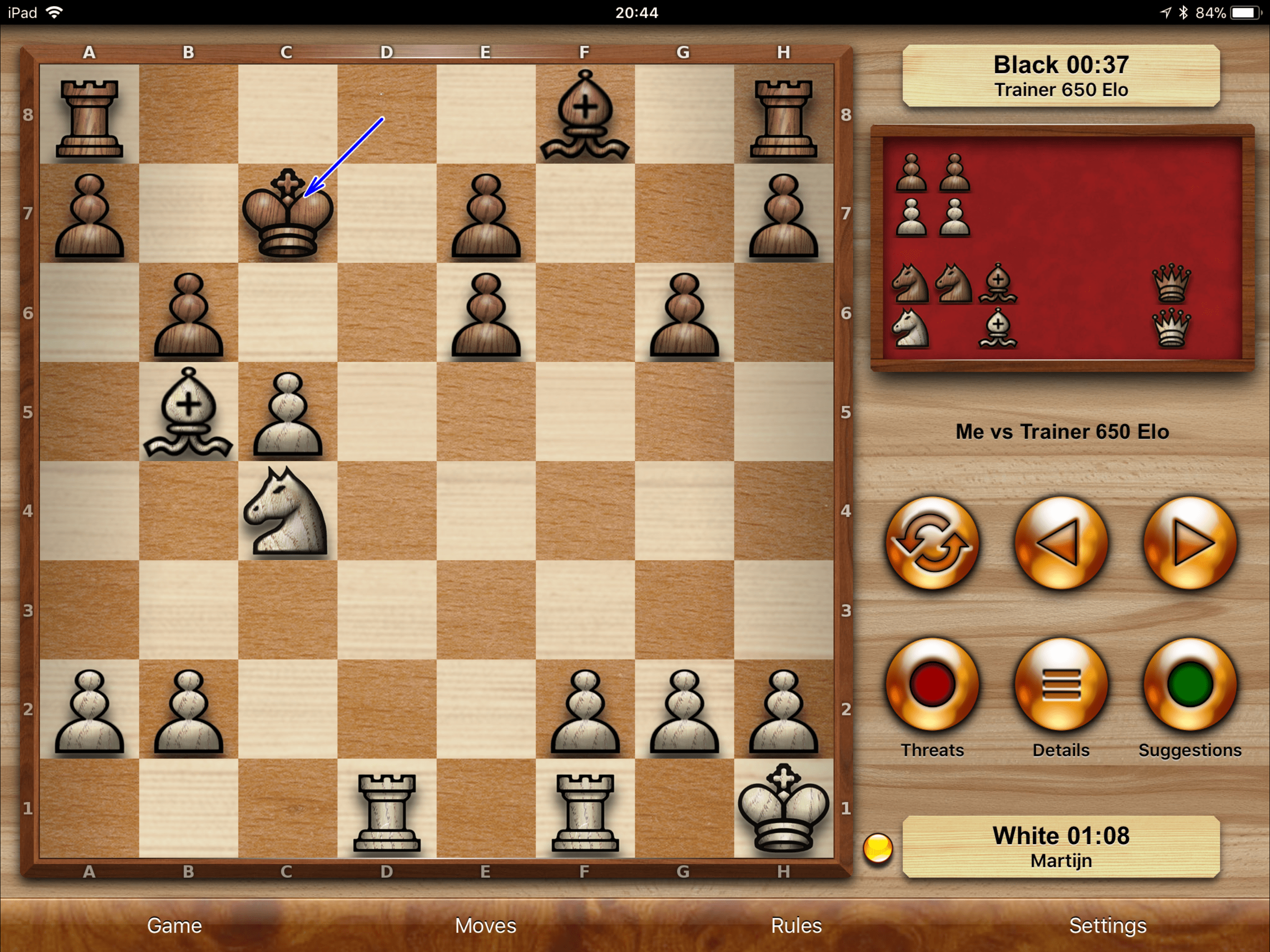 Chess Pro: schaak spelen op de iPad