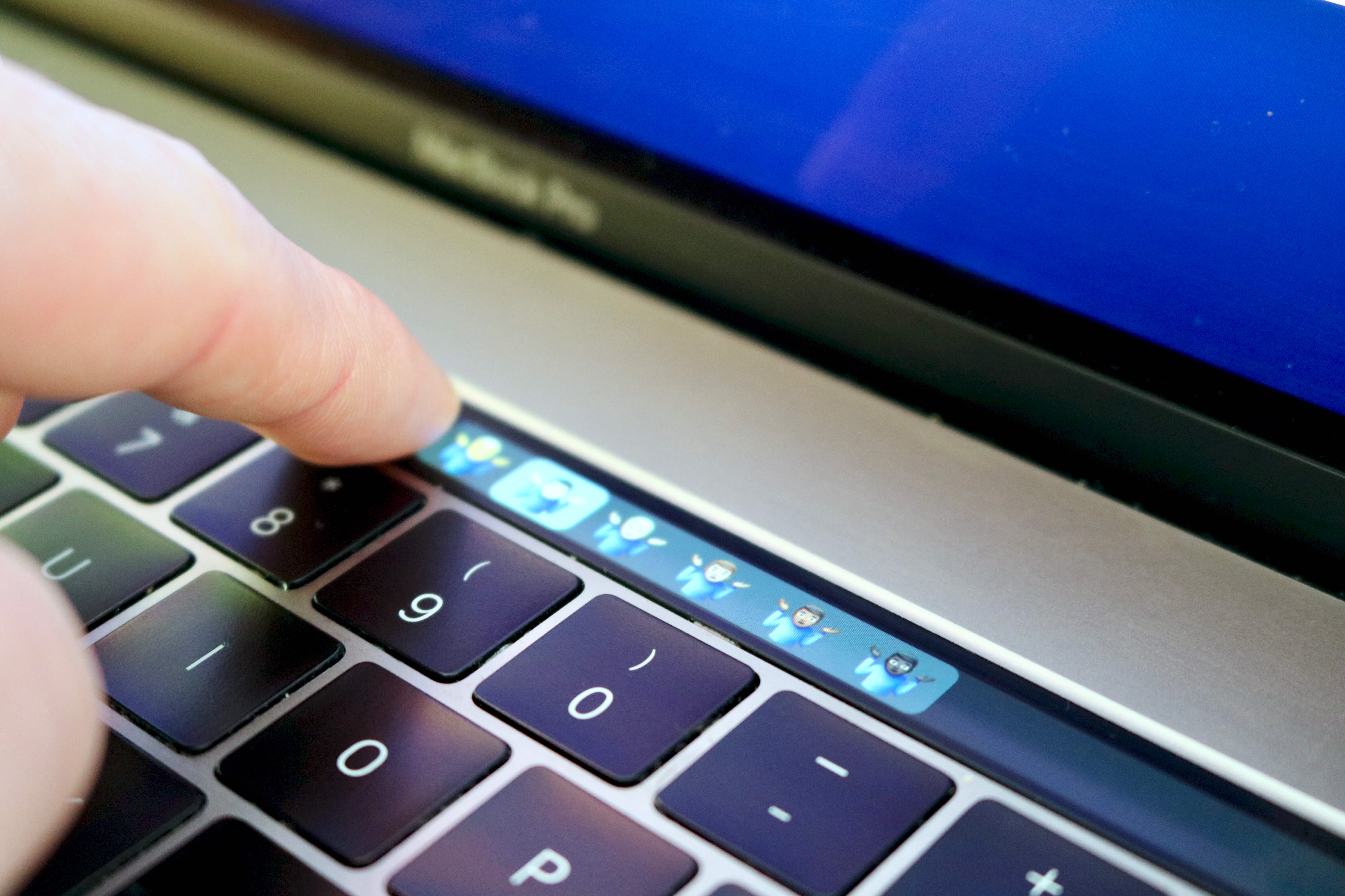 Varianten op emoji met de Touch Bar