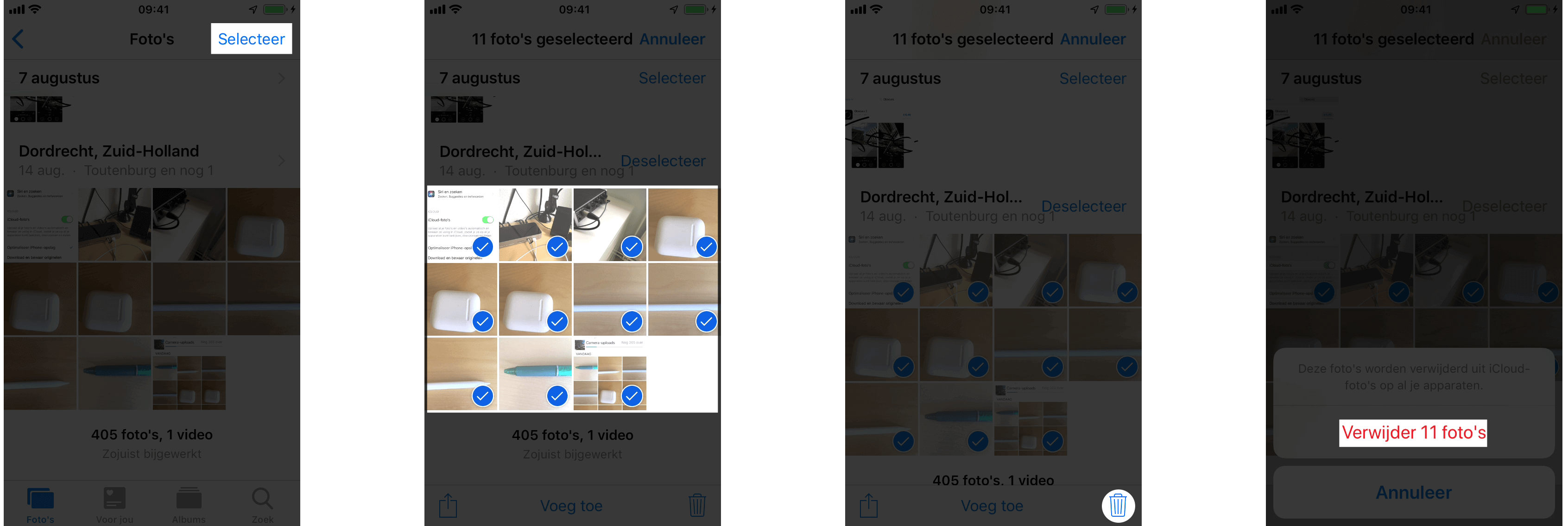 Verwijder foto\'s eenvoudig (té makkelijk?) van je iPhone