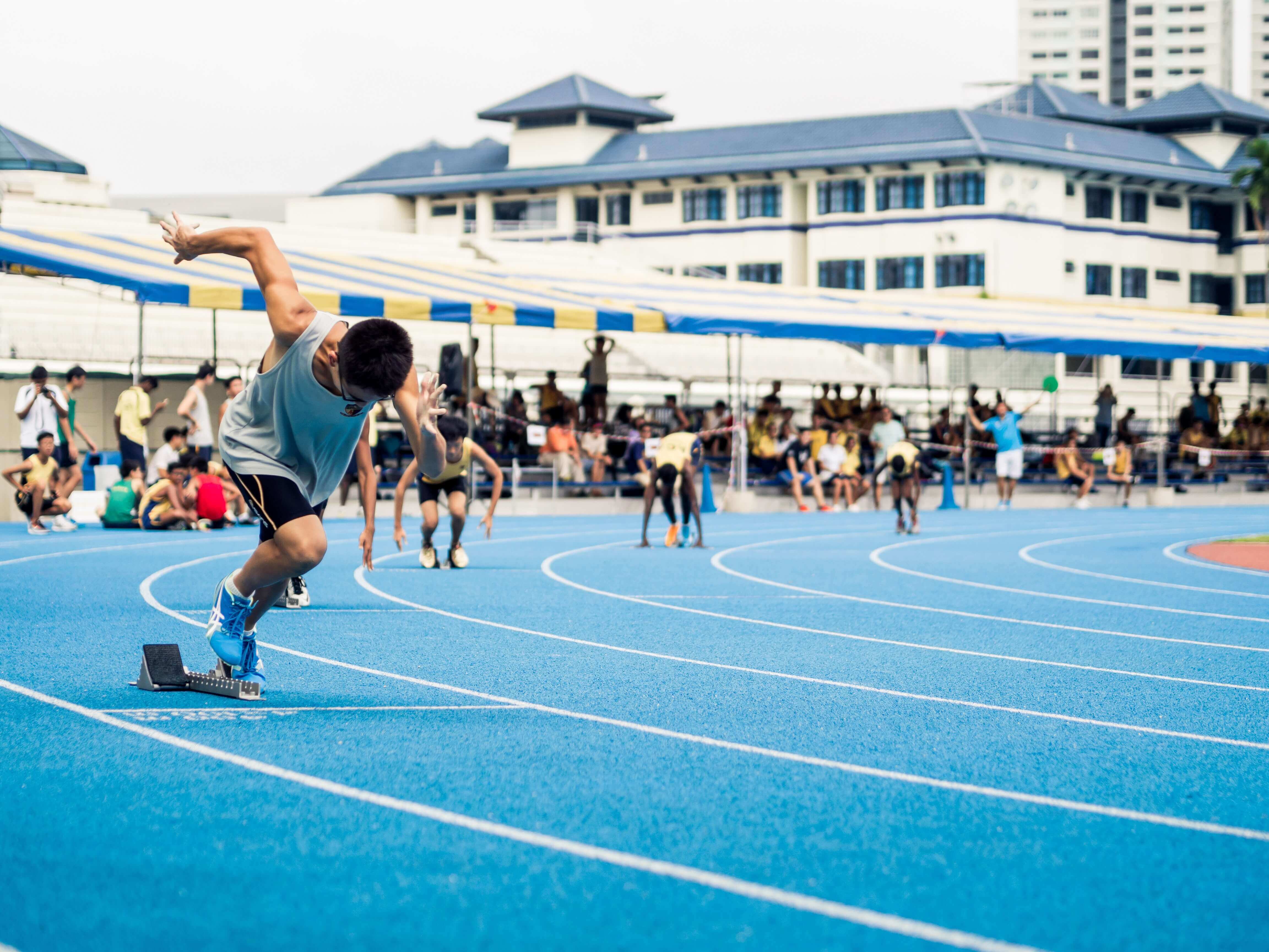 Sprinten is een stuk beter te doen als je geen marathon aan het lopen bent