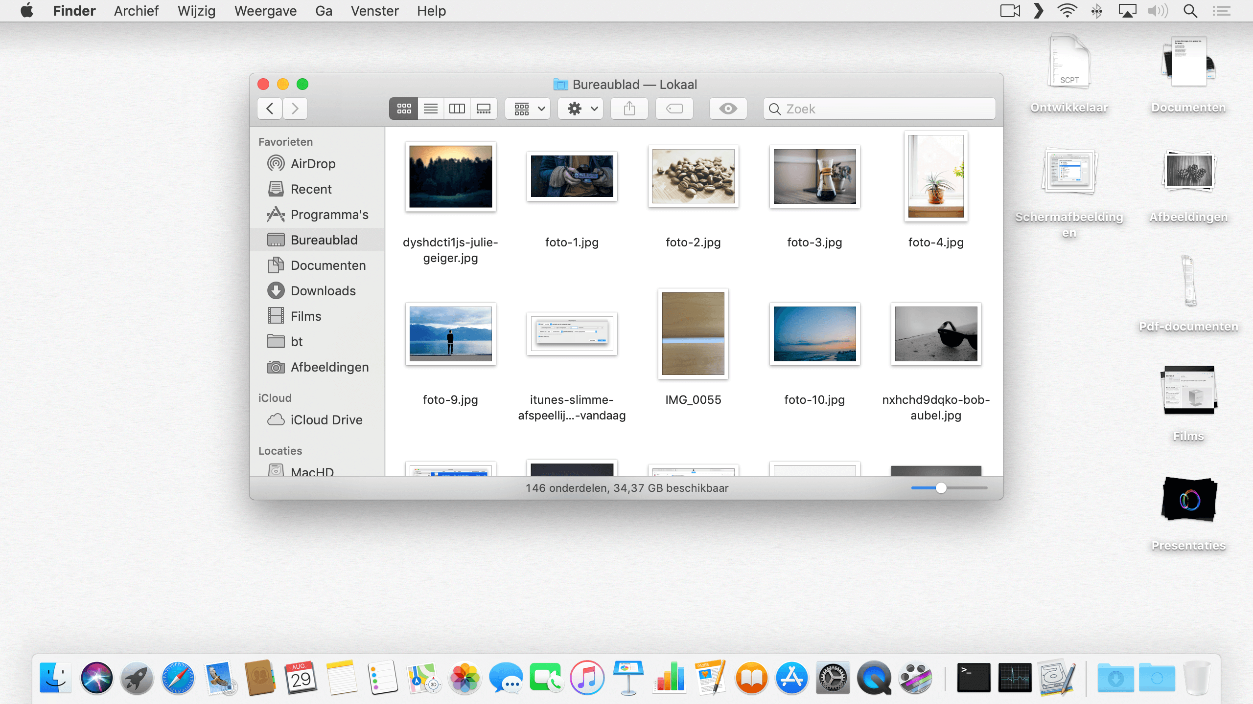 Bureaublad stapels in macOS zijn geen "echte" mappen, wat je zelf kunt controleren in de Finder