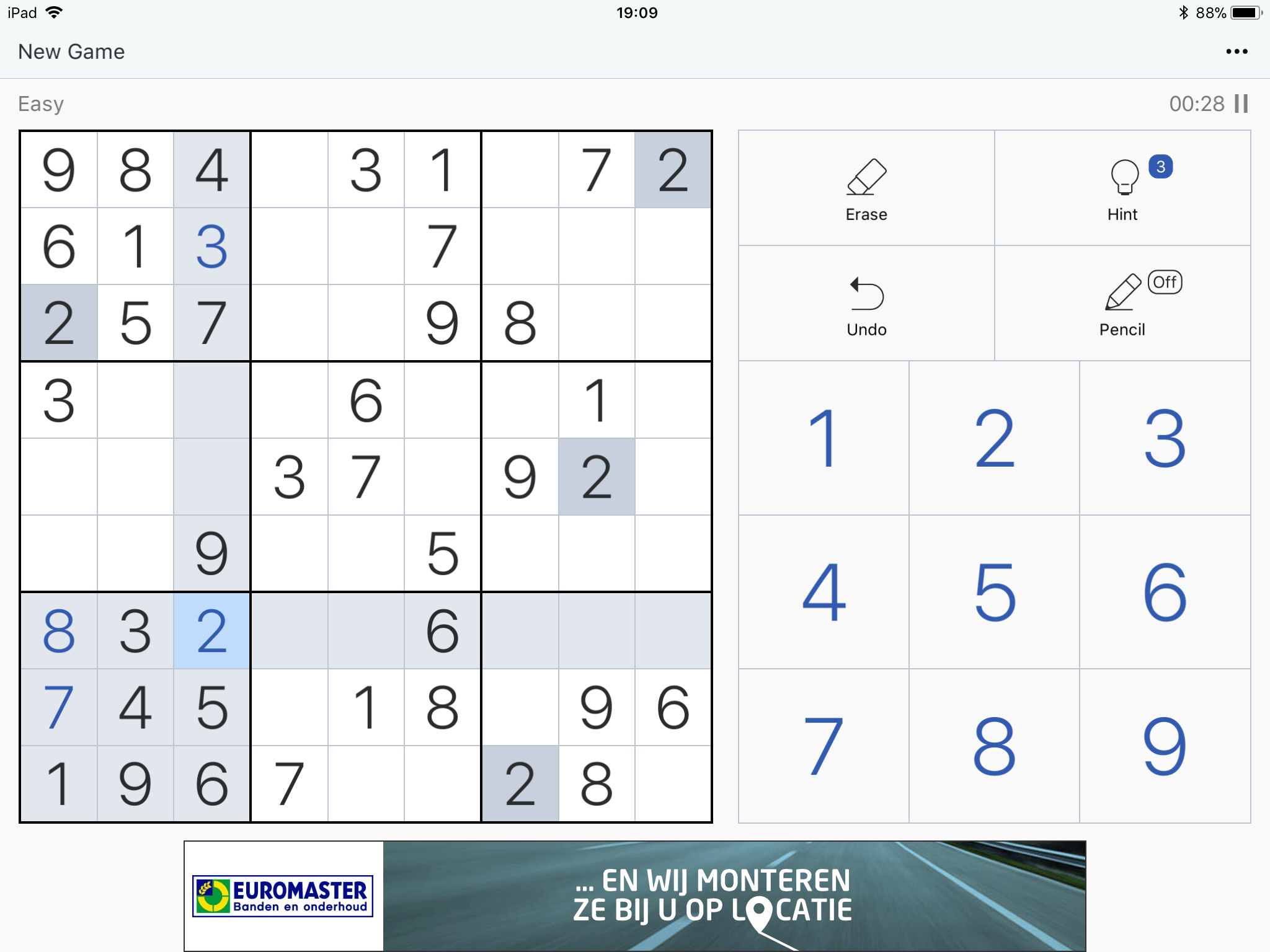 Sudoku iPad