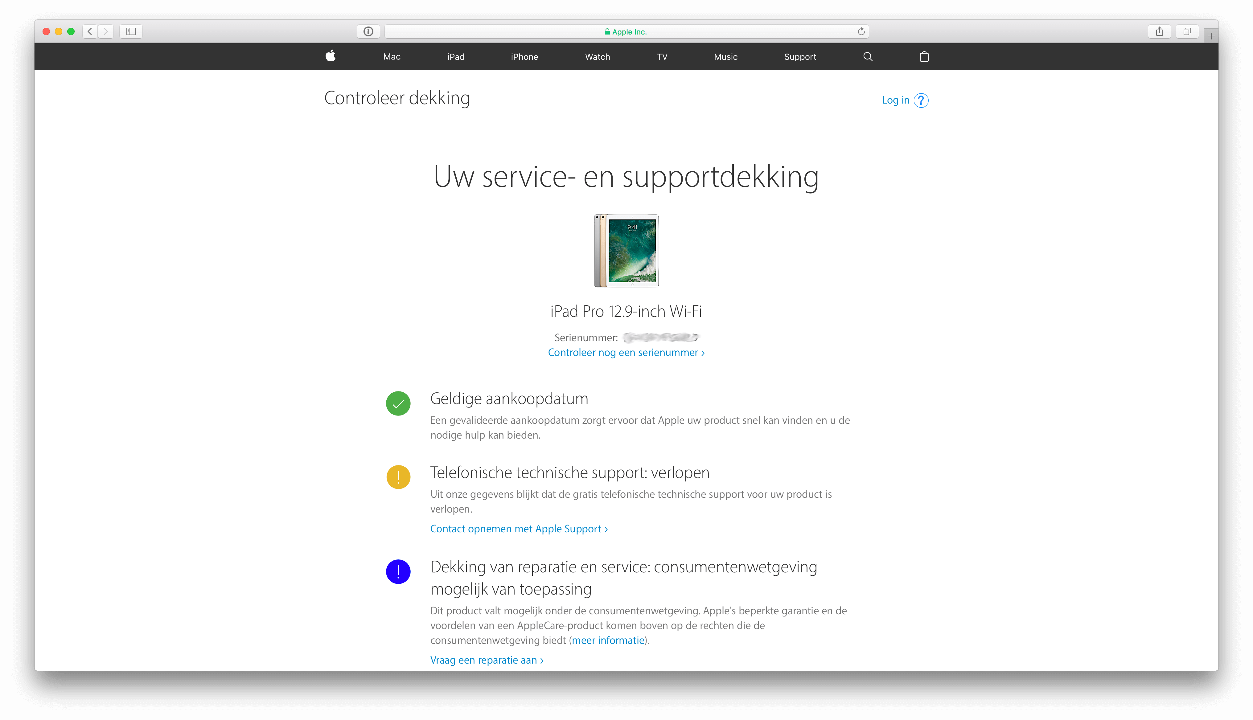 De juiste naam van je iPad of iPhone opzoeken via Apple's website