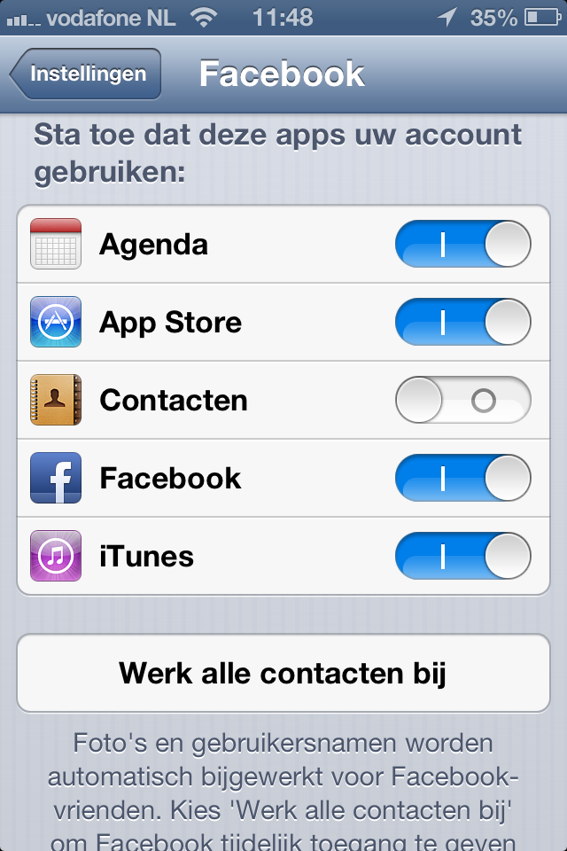 Contacten verbergen iphone